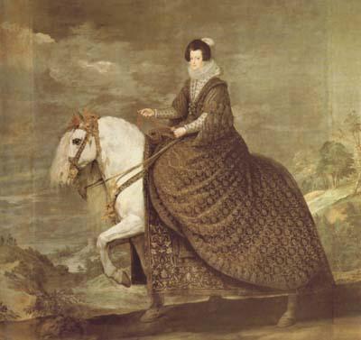 Diego Velazquez Portrait equestre de la reine Elisabeth (df02) China oil painting art